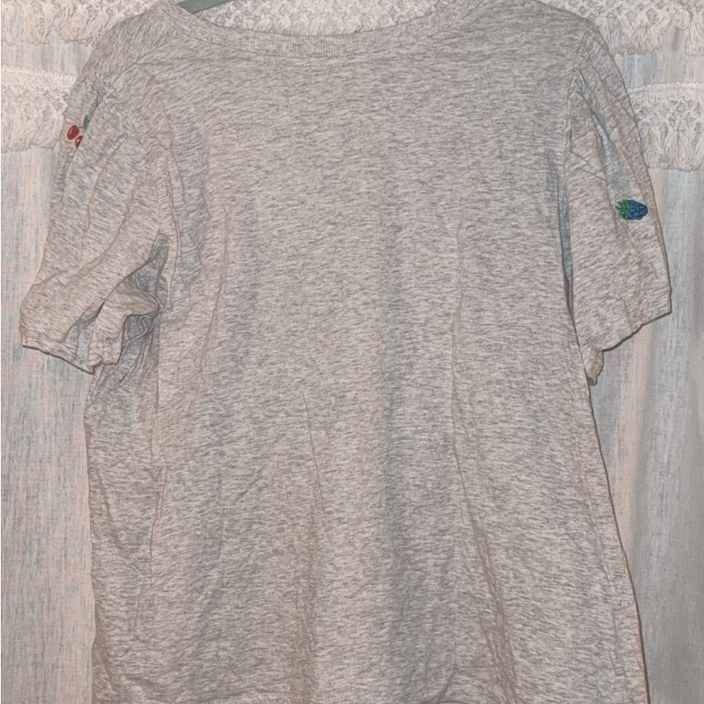 Fruit-Embroidered Women's Tee - Picture 2 of 2